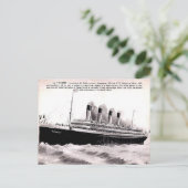旧フランスの葉書 – Le "Titanic" ポストカード (スタンド正面)