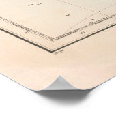 旧フロリダ・キューバ沿岸地図（1923年） ポスター (角)