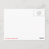 旧プリンセスインタワーおもしろい誕生日はがき ポストカード (裏面)