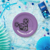 旧プロジェクタ70th誕生日パーティー紙プレート ペーパープレート (パーティー)