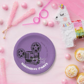 旧プロジェクタ70th誕生日パーティー紙プレート ペーパープレート (パーティー)