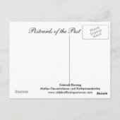 旧ポストカード、グダンスク/ダンツィヒ、ポーランド ポストカード (裏面)