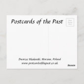 旧ポストカード – ワルシャワ,ポーランド ポストカード (裏面)