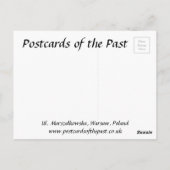 旧ポストカード – ワルシャワ,ポーランド ポストカード (裏面)