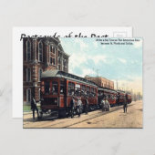 旧ポストカード – Dallas-Fort Worth Railway ポストカード (正面/裏面)