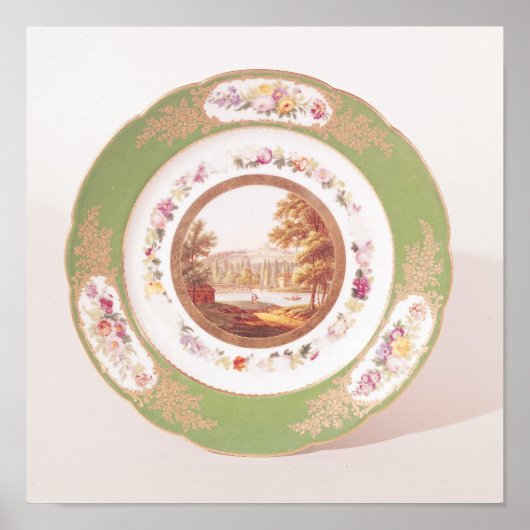 旧ポンデセーブルを描いたプレート ポスター (正面)