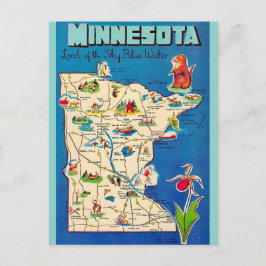 旧ミシガン地図はがき ポストカード