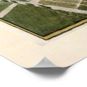 旧ミッションビーチCAマップ(1915)ヴィンテージサンディエゴ ポスター (角)