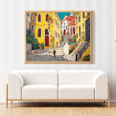 旧メキシコシティ通り キャンバスプリント