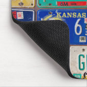 旧ライセンスプレート収集 マウスパッド (コーナー)