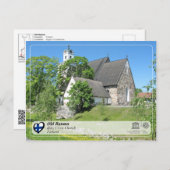 旧ラウマ - 聖十字教会 - ユネスコ世界遺産 ポストカード (正面/裏面)