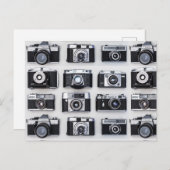 旧レトロカメラコレクターフォトグラファー ポストカード (正面/裏面)