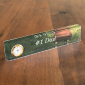 旧ワゴン番号1パパ デスクネームプレート (側面)