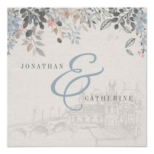 旧ワールドチャームプリント（名前あり） ポスター (正面)