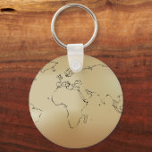旧ワールドマップキーチェーン キーホルダー (正面)
