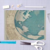 旧ヴィンテージの世界地図(CalisC) 薄葉紙 (クラフト)