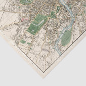 旧ヴィンテージウィットブレッドのロンドン市の地素晴らし図 薄葉紙 (詳細)