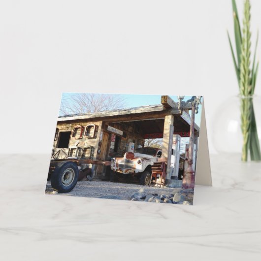 旧ヴィンテージガソリンスタンド、ヘンダーソンNV内空白の部 カード (正面)