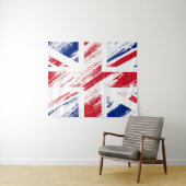 旧ヴィンテージグランジ国統一された国旗のタペストリー タペストリー (インサイチュ(横))