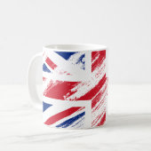 旧ヴィンテージグランジ国統一された旗同盟ジャック コーヒーマグカップ (正面左)