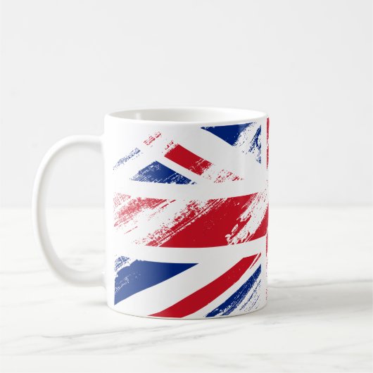 旧ヴィンテージグランジ国統一された旗同盟ジャック コーヒーマグカップ (左)