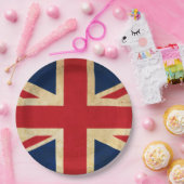 旧ヴィンテージグランジ国統一された旗同盟ジャック ペーパープレート (パーティー)