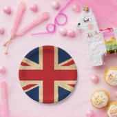 旧ヴィンテージグランジ国統一された旗同盟ジャック ペーパープレート (パーティー)