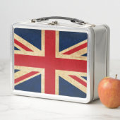 旧ヴィンテージグランジ国統一された旗同盟ジャック メタルランチボックス (インサイチュ)