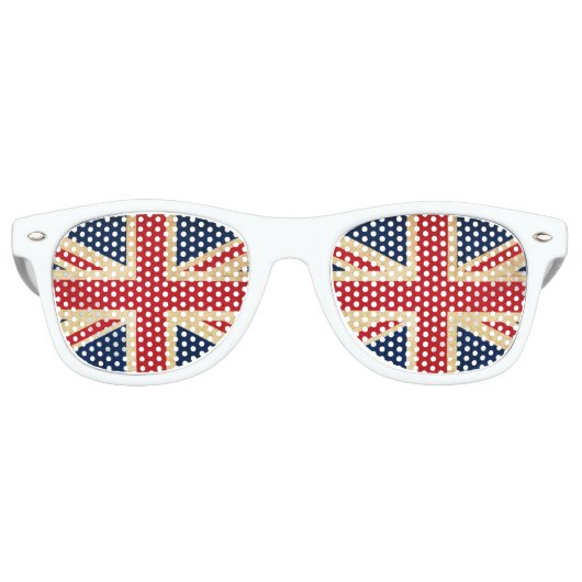 旧ヴィンテージグランジ国統一された旗同盟ジャック レトロサングラス (正面)