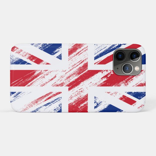 旧ヴィンテージグランジ国統一された旗同盟ジャック Case-Mate iPhoneケース (裏面(横))