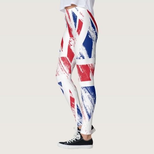 旧ヴィンテージグランジ王国統一された国旗のレギンス レギンス (左)