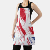 旧ヴィンテージグランジ統一された国国旗 エプロン (インサイチュ)