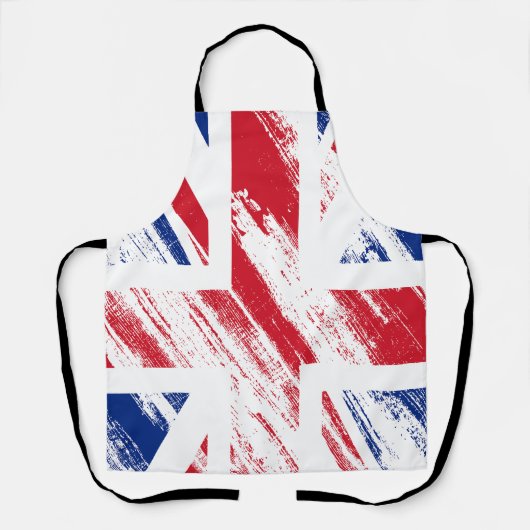 旧ヴィンテージグランジ統一された国国旗 エプロン (正面)