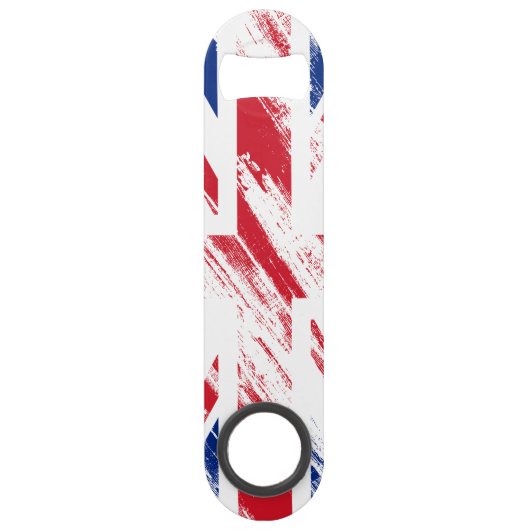 旧ヴィンテージグランジ統一された国国旗 スピード栓抜き (正面)