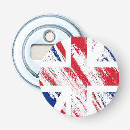 旧ヴィンテージグランジ統一された国国旗 栓抜き