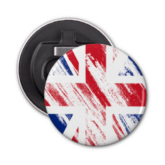 旧ヴィンテージグランジ統一された国国旗 栓抜き