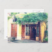 旧ヴィンテージショップコロニーフランスのポンディシェリーインド ポストカード (正面/裏面)