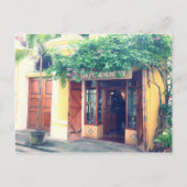 旧ヴィンテージショップコロニーフランスのポンディシェリーインド ポストカード (正面)