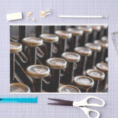 旧ヴィンテージタイプライター鍵10lbティッシュペーパー 薄葉紙 (クラフト)