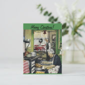 旧ヴィンテージホームファッションドクリスマスポストカード シーズンポストカード (スタンド正面)