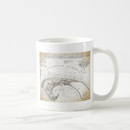旧ヴィンテージ国のケープコッド地図 コーヒーマグカップ