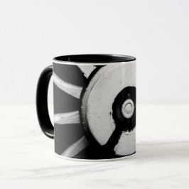 旧ヴィンテージ西ワゴンホイール マグカップ