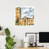 旧三位一体ゴシック建築教会 ポスター (ホームオフィス)