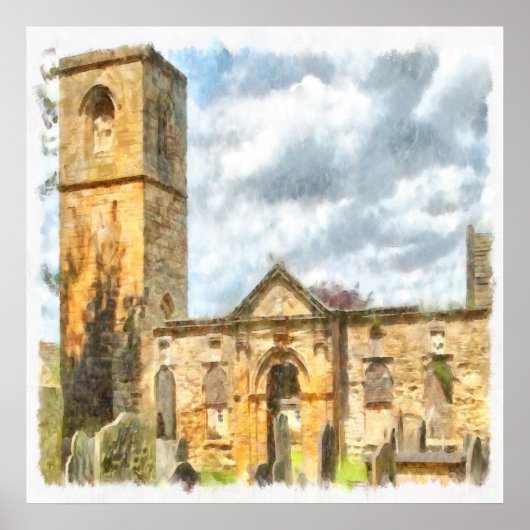 旧三位一体ゴシック建築教会 ポスター (正面)