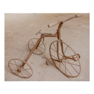 旧三輪車1928完璧なポスター ポスター