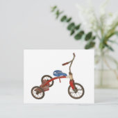 旧三輪車 ポストカード (スタンド正面)