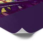 旧上海ヴィンテージ旅行優元庭園 ポスター (角)