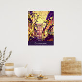 旧上海ヴィンテージ旅行優元庭園 ポスター (キッチン)