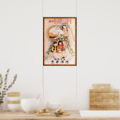 旧上海家族保険及びヴィンテージ 中国の ポスター (キッチン)