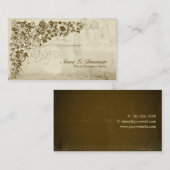 旧世界のつる植物 名刺 (正面/裏面)